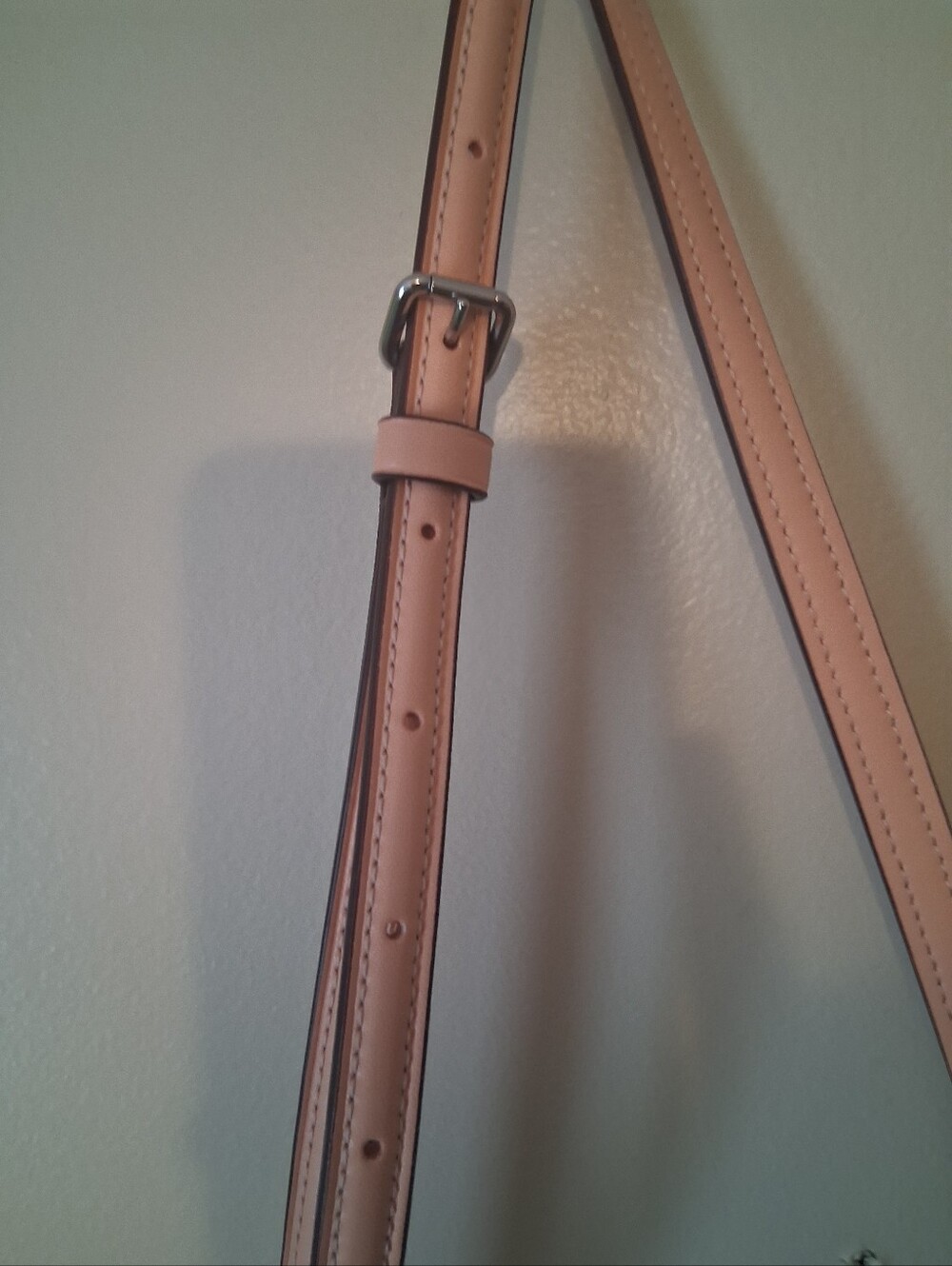 Coach Khaki/Faded Blush Mini Rowan Signature Canvas & Leather File Bag- CS182 - Picture 12 of 16